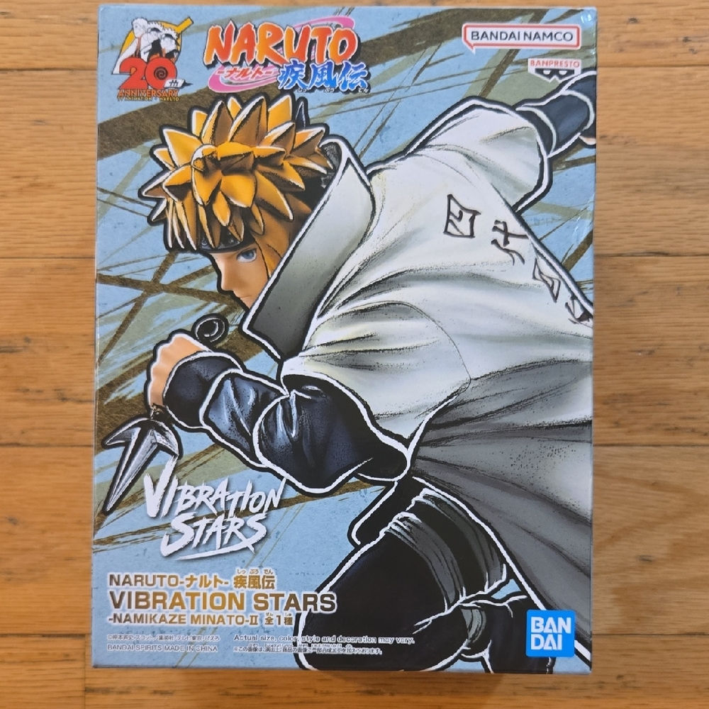 Naruto Shippuden Vibtation Stars Namikaze Minato - II Figure From Japan Sealed